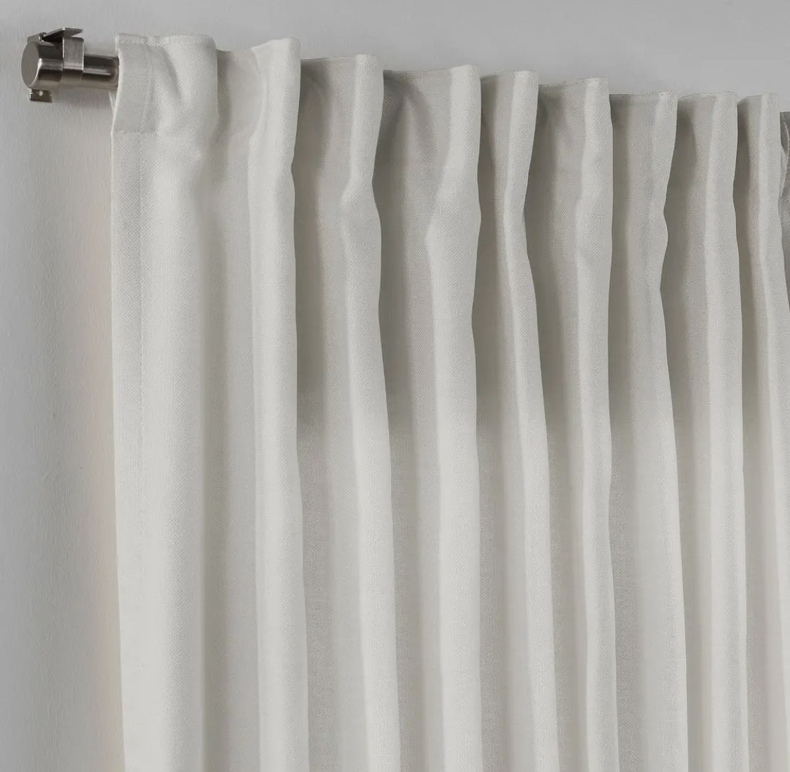 100" Wide Faux Linen panels