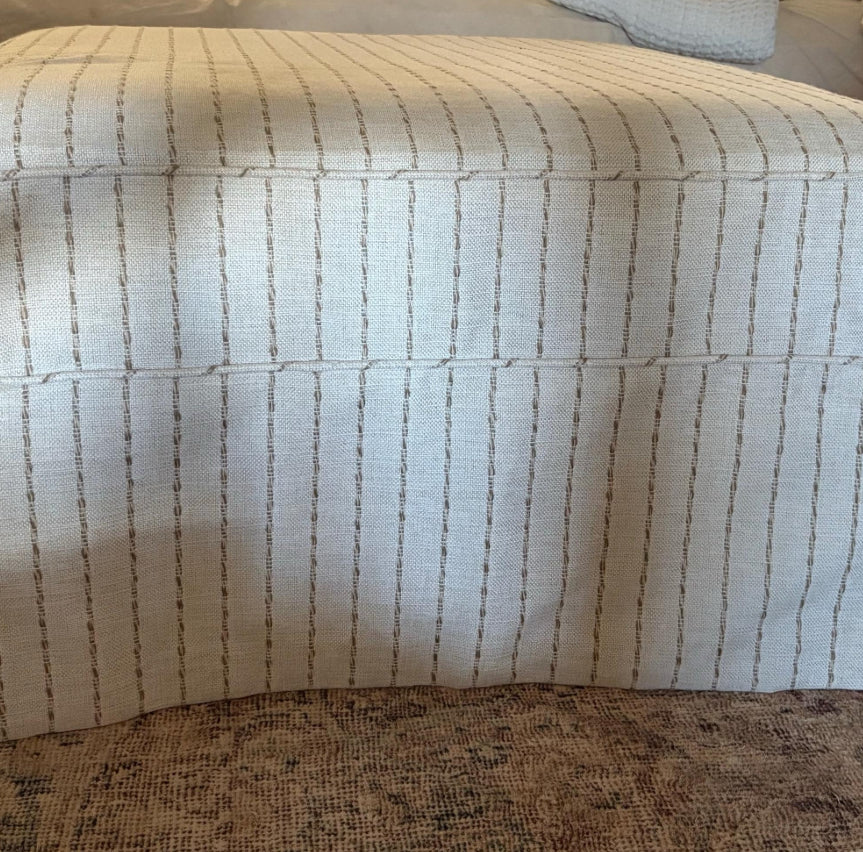 Performance Raffia Tradition Ottoman or Daybed Slipcover