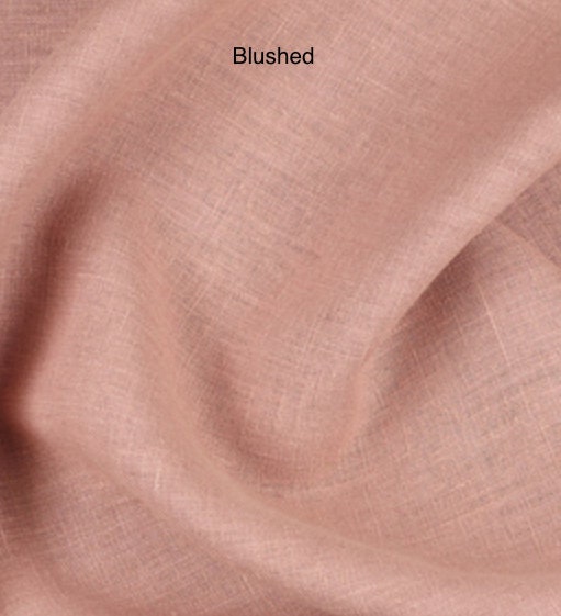 Lined Gathered Linen dust ruffle cottage farmhouse