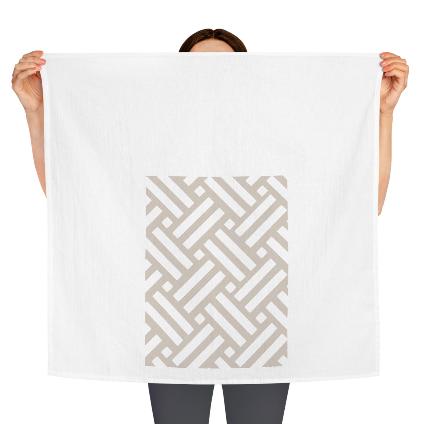 Metro Beige Chamberlin Tea Towel