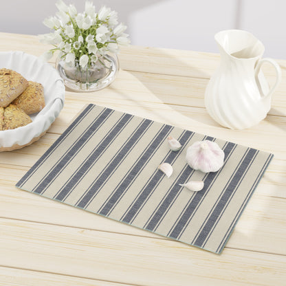 Blue Ticking Cutting Board