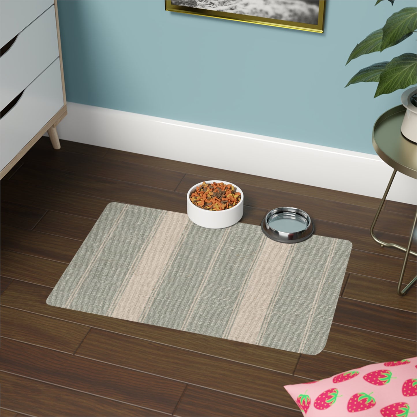 Stylish Farmhouse Pet Food Mat (12x18)