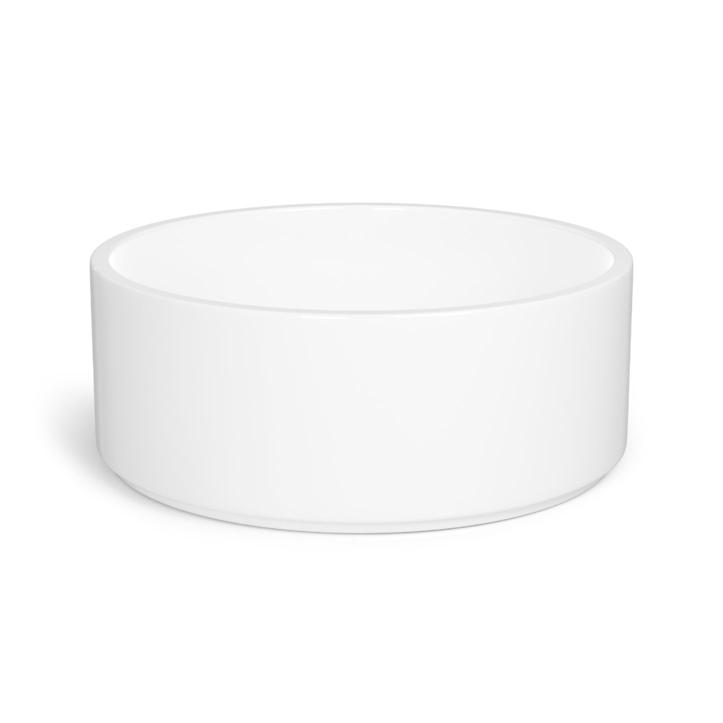 Stylish Modern Black and off white Pet Bowl