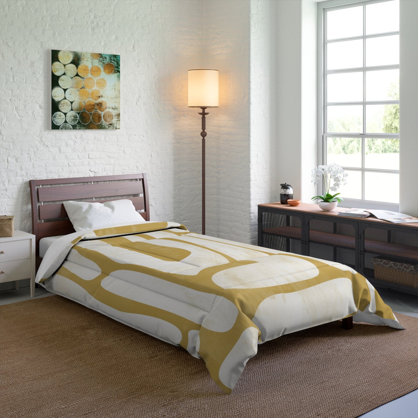 Ethnic Gold Comforter