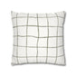 Novi Modern Faux Suede Throw Pillowcase - Stylish Grid Design for Cozy Home Decor