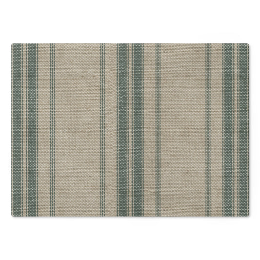 Rustic Stripe Cutting Board - Farmhouse Kitchen Decor - Perfect Gift for Home Chefs