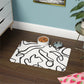 Stylish Abstract Pet Food Mat - Modern Design