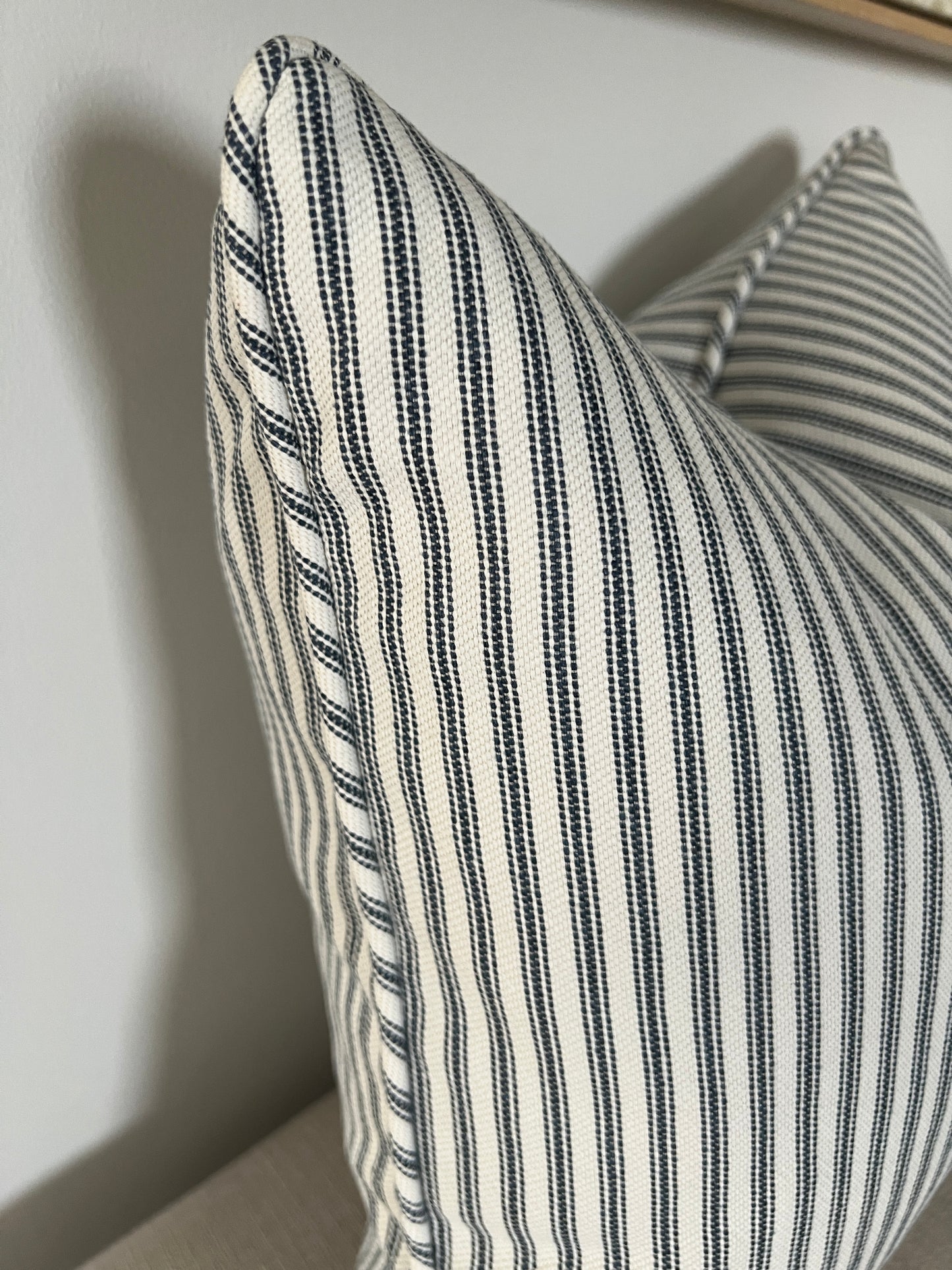 Washable Ticking Pillow