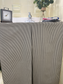 Clean Center Pleated Modern farmhouse sink skirt