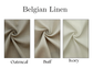 Belgian Linen Headboard Slipcover