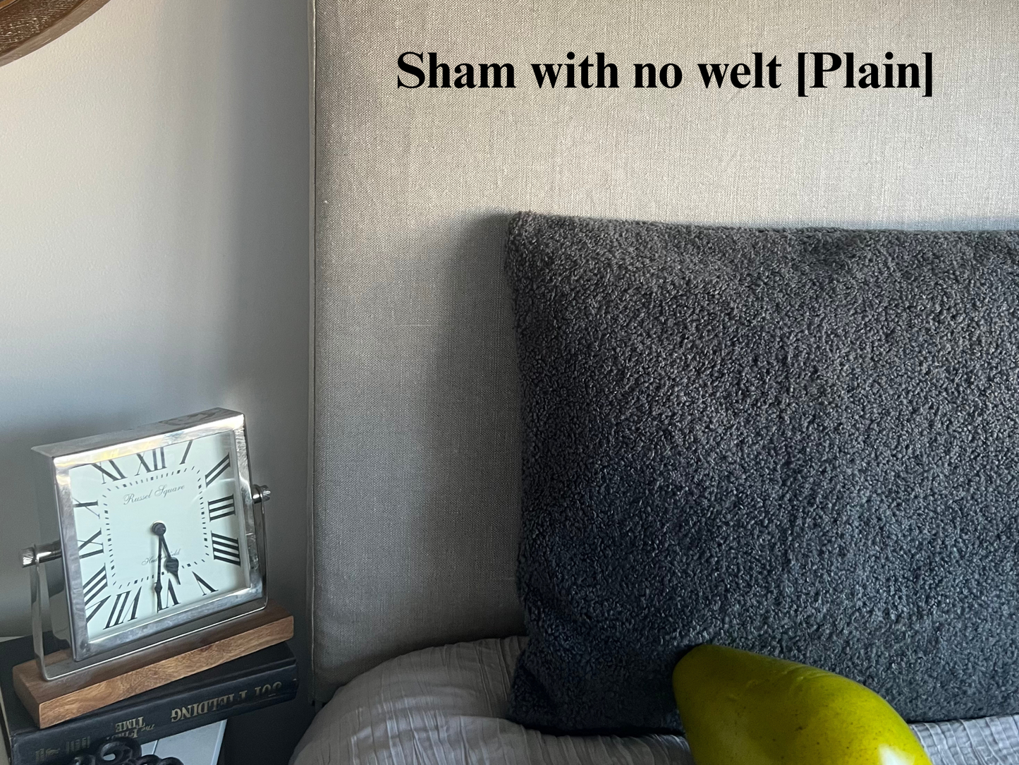 Custom Bed Shams and Neckrolls