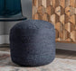 Cork Braided Pouf