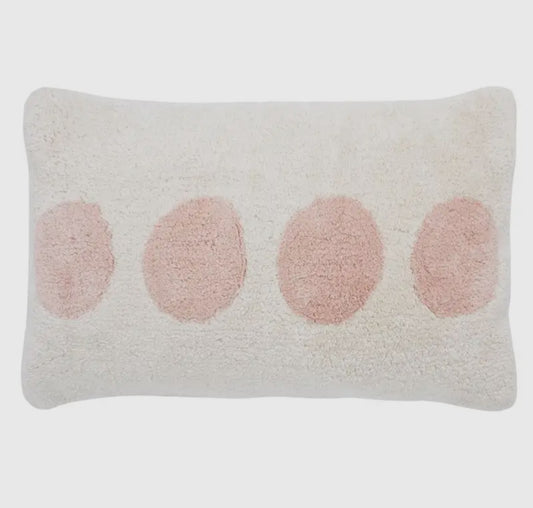 Dots Tufted Pillow  Lumbar