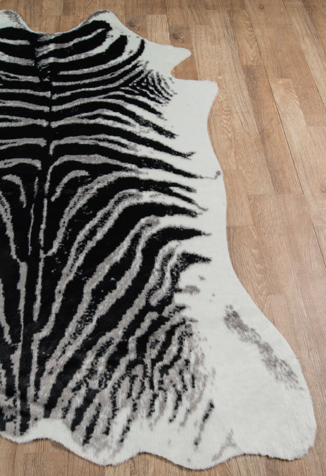 Acadia Zebra  Faux Hide Rug