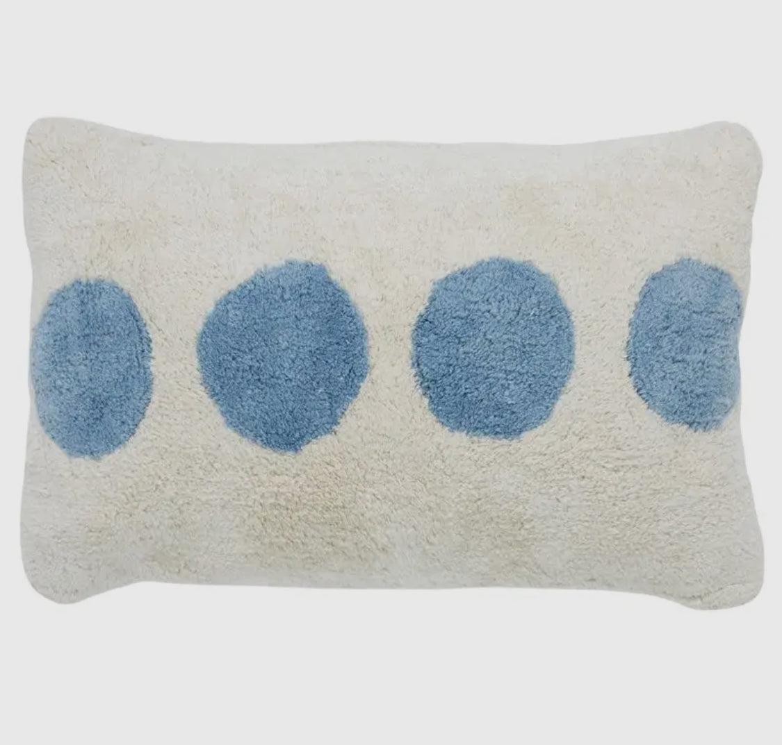 Dots Tufted Pillow  Lumbar