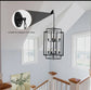 8 - Light Industrial Farmhouse Lantern Pendant Chandelier