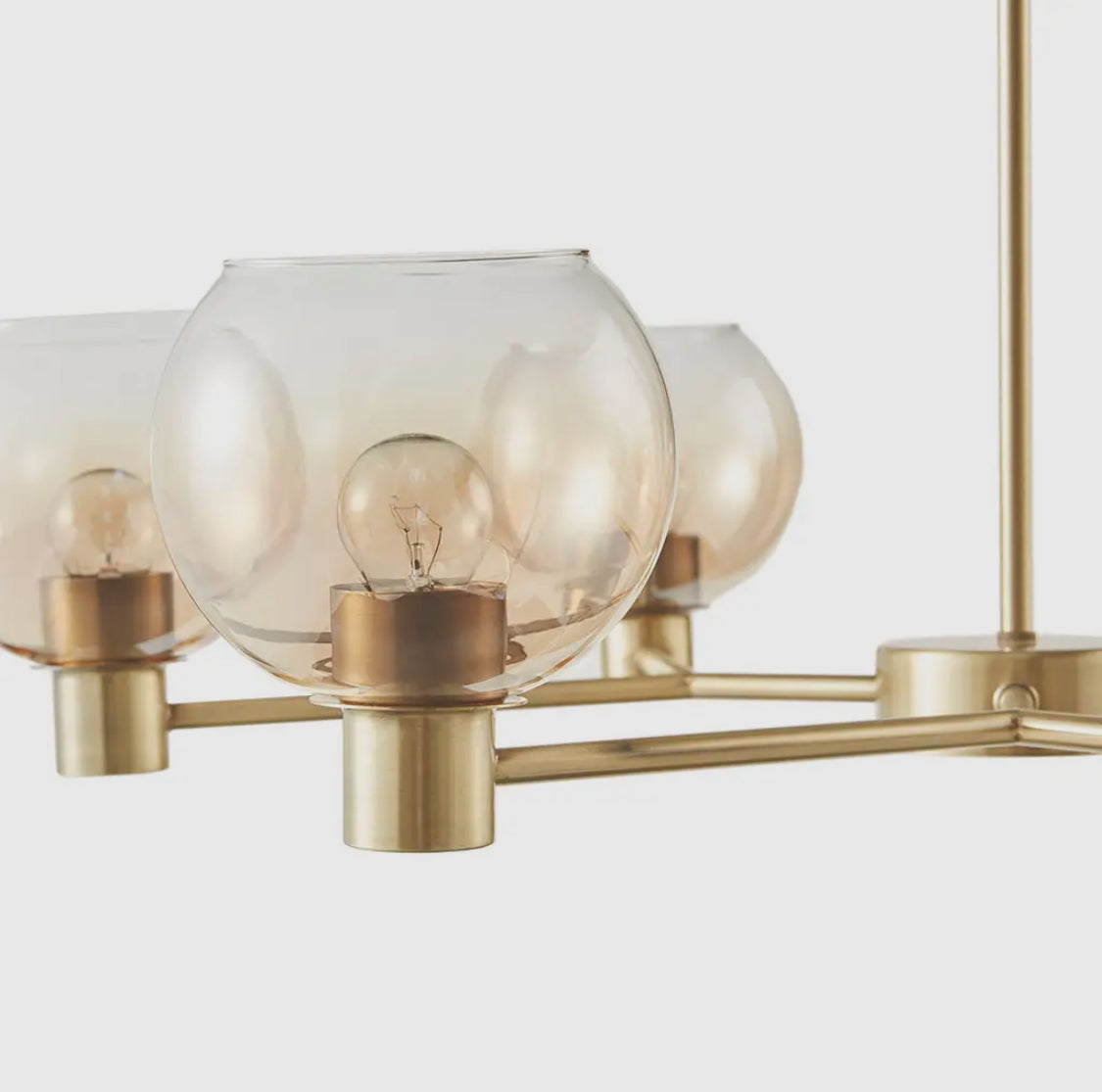 Modern Gold 6-light Contemporary Chandelier