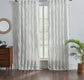 Fraying Linen Sheer Curtain Panel