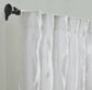 Fraying Linen Sheer Curtain Panel