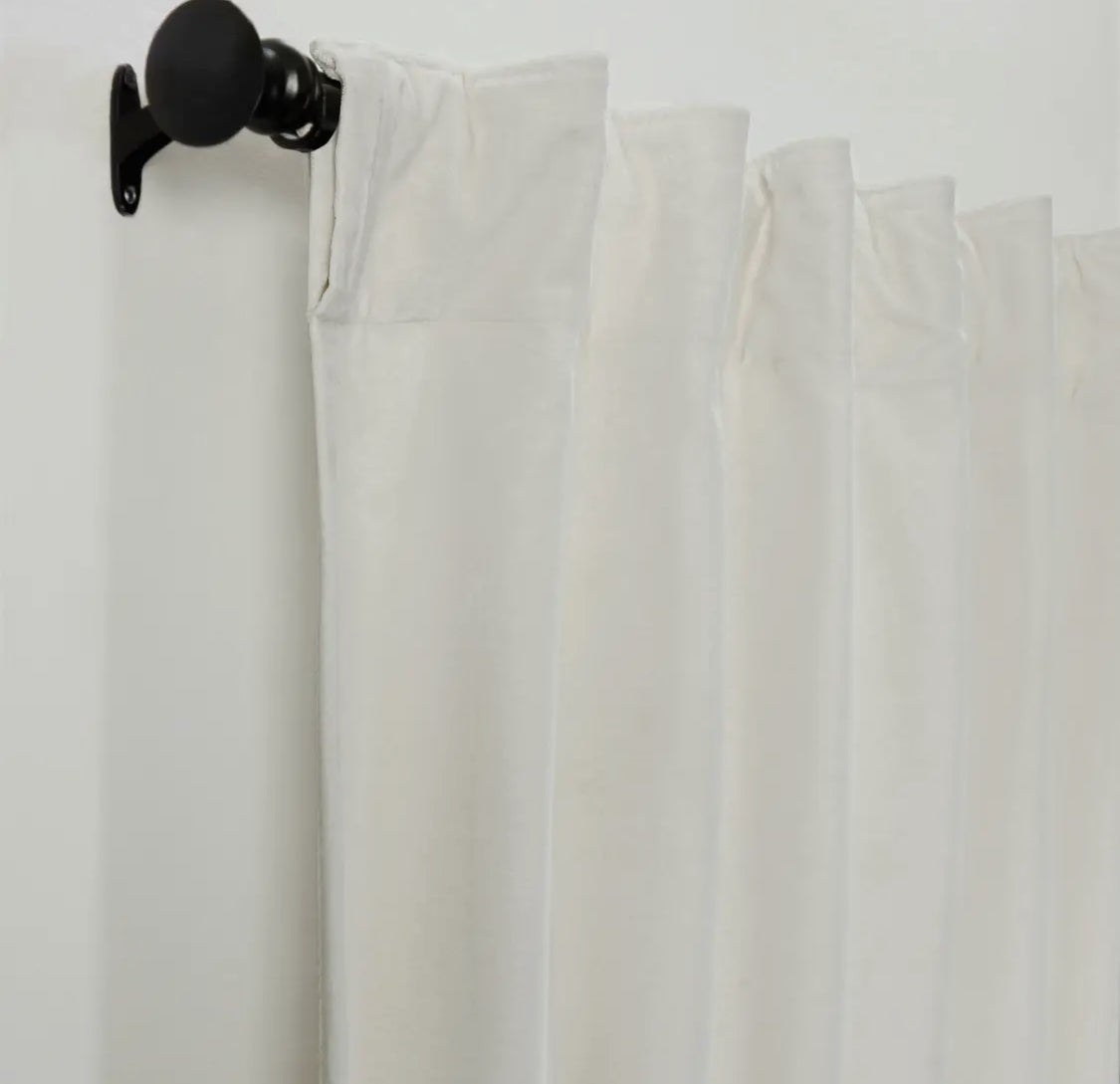 Plush Velvet Curtain lined Panel