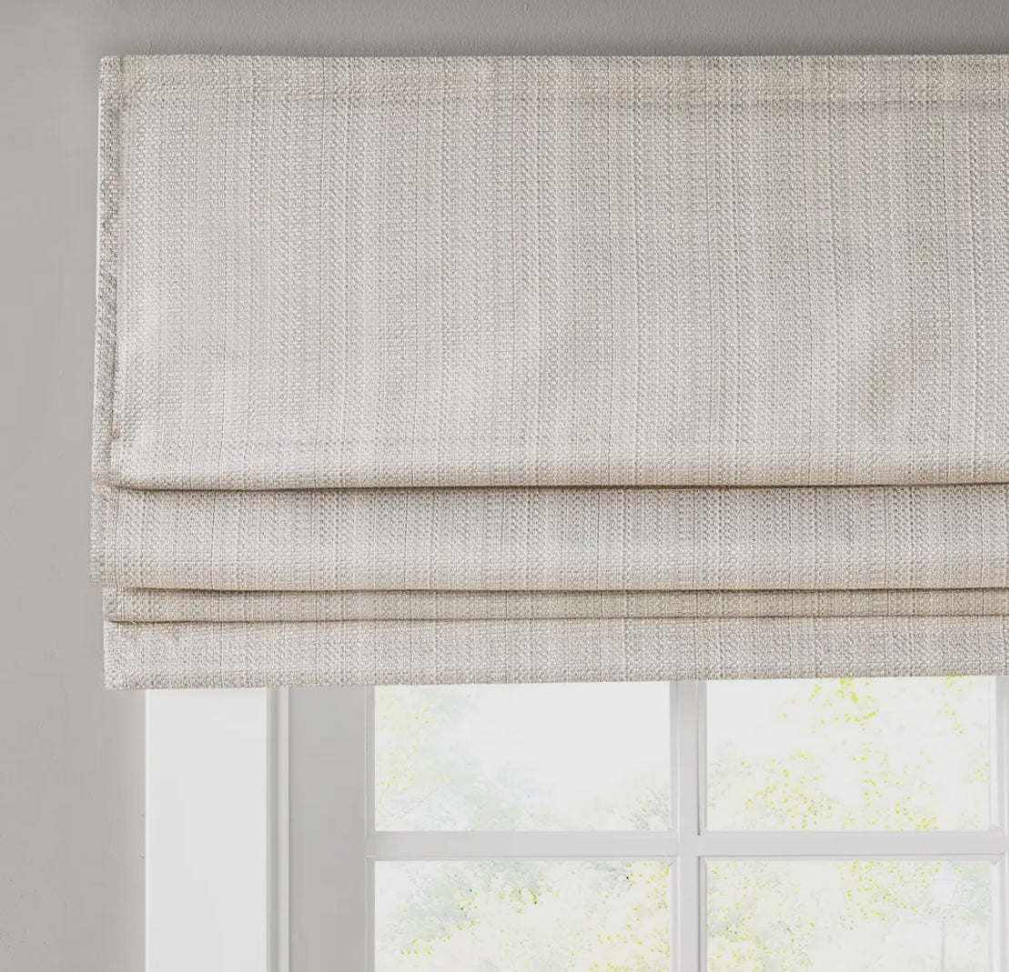 Basket weave Cordless Roman shade