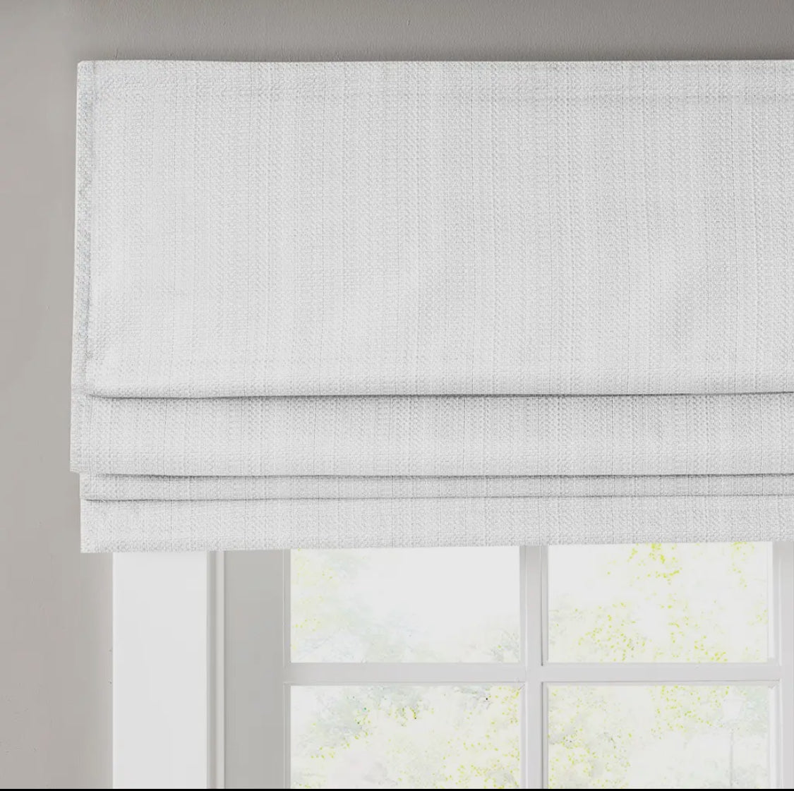 Basket weave Cordless Roman shade