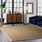 Bordered Seagrass Area Rug