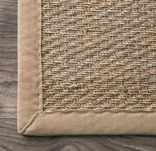 Bordered Seagrass Area Rug