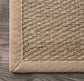 Bordered Seagrass Area Rug