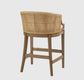 Handcrafted Natural Rattan Counter Stool