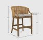 Handcrafted Natural Rattan Counter Stool