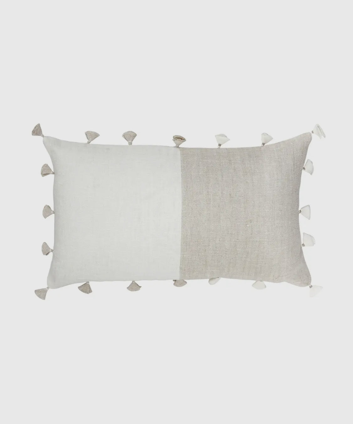 Soft Linen Tassels Pillow