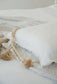 Frayed Edge Linen Pillow