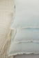 Light Aqua Linen Pillows