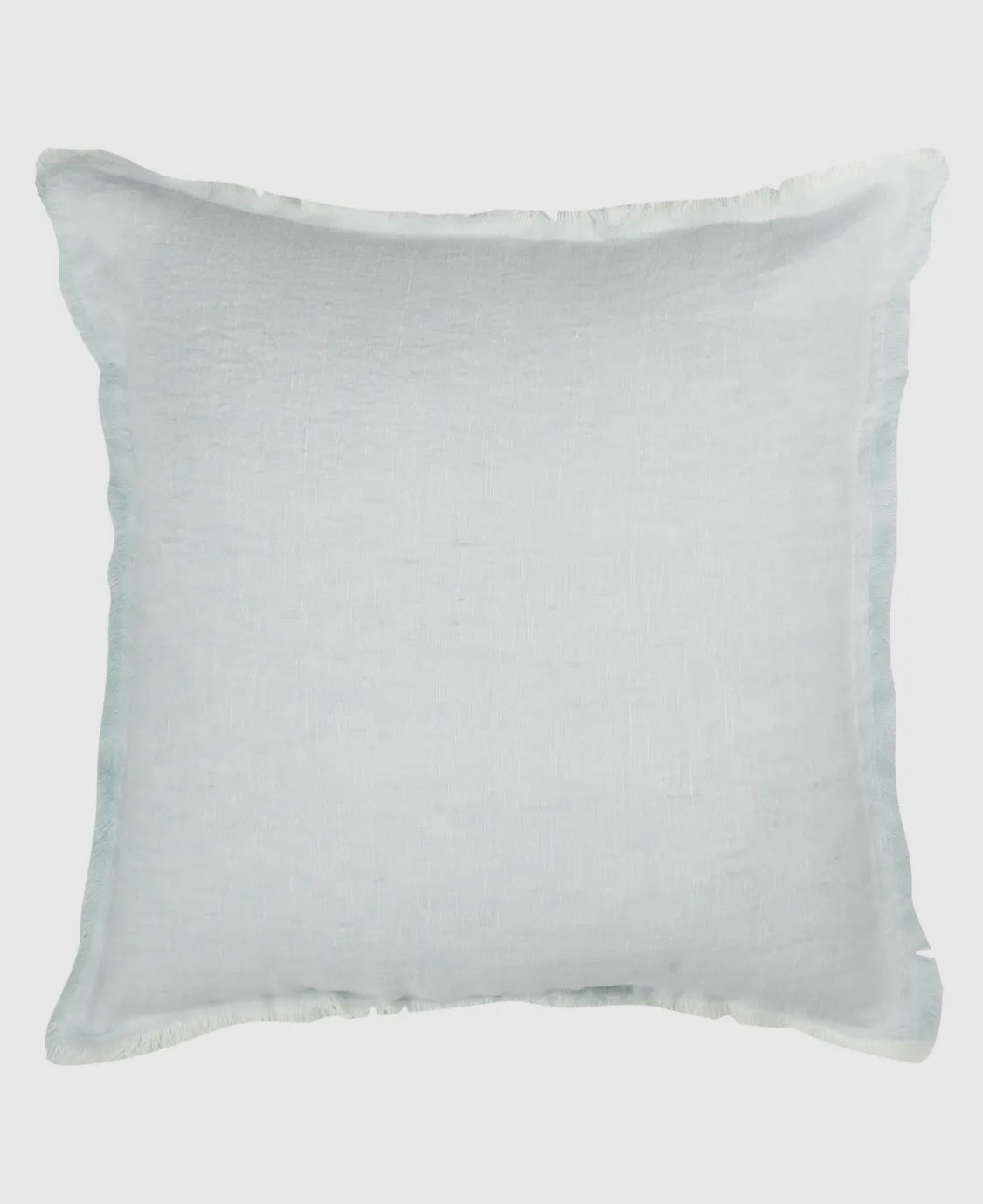 Light Aqua Linen Pillows