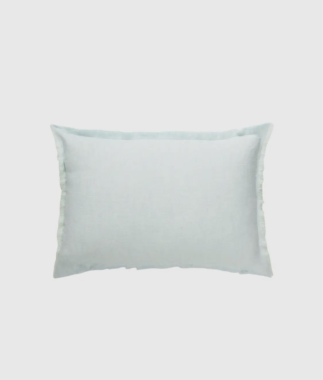 Light Aqua Linen Pillows