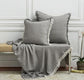 Ash Gray Luxury Throw Blanket