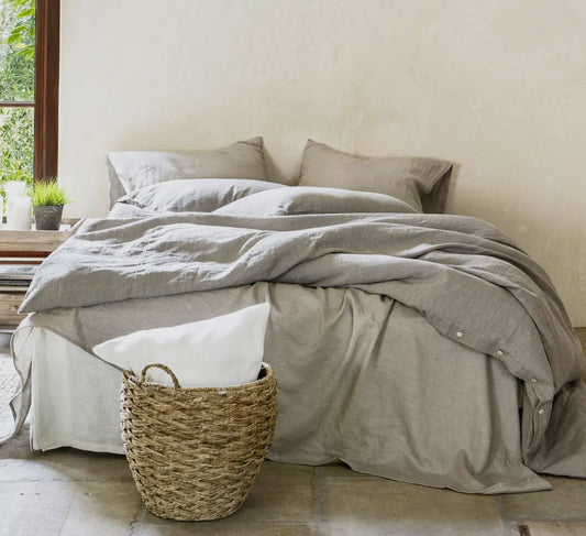 Linen Bedding Set with Sheets - Queen