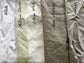 Lined Gathered Linen dust ruffle cottage farmhouse