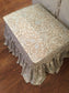 Custom Ottoman with Gathered skirt