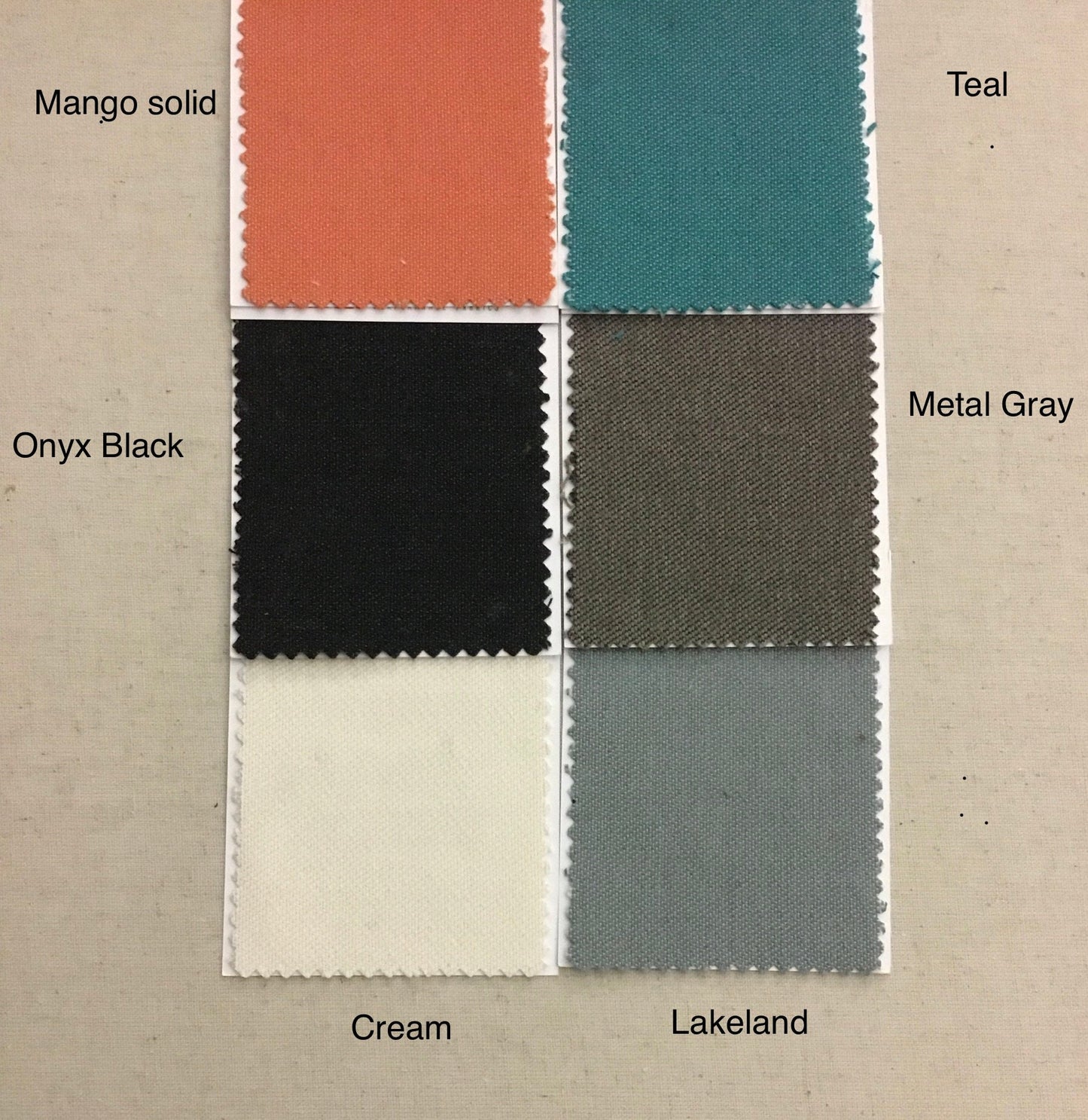 Fabric Swatches for Ottomans, Pillows and sink skirts Headboard Slipcovers